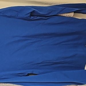 Blue Wonder nation long sleeve tee- cotton/poly Size sm(6/7)